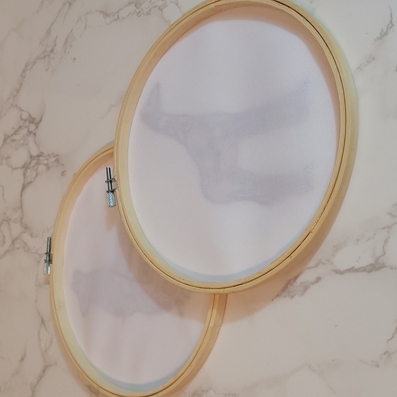 Boho Chic Llama  & Giraffe Embroidery Hoops Wall Art - Picture 5 of 5